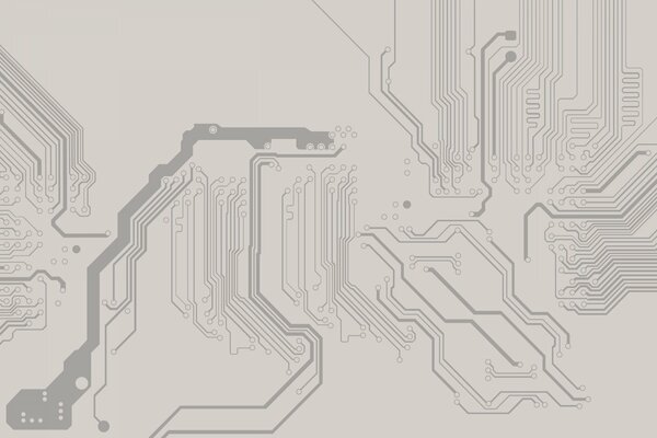 Minimalistic image of the microcircuit for the background