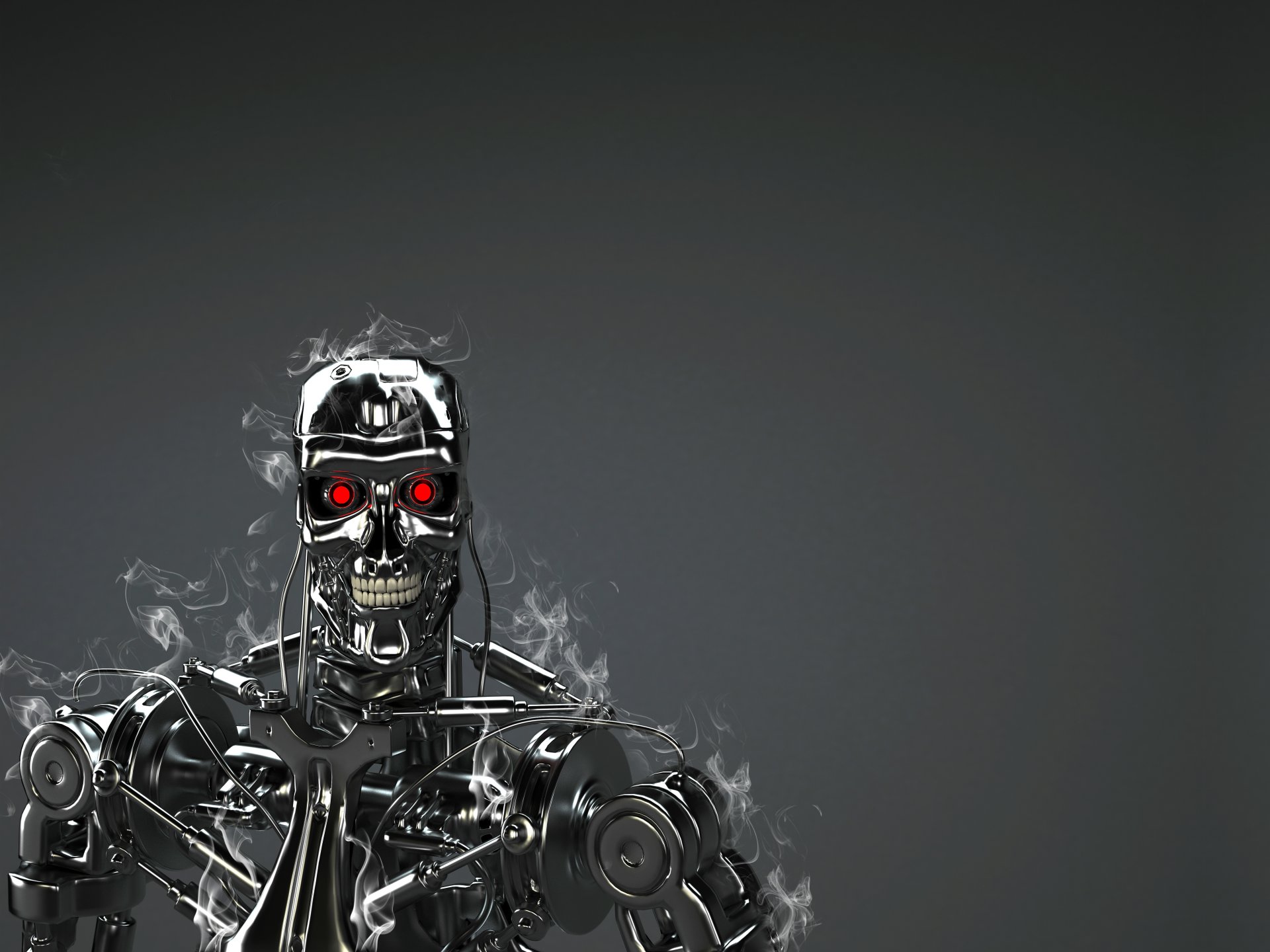 robot technology red eyes terminator t-800