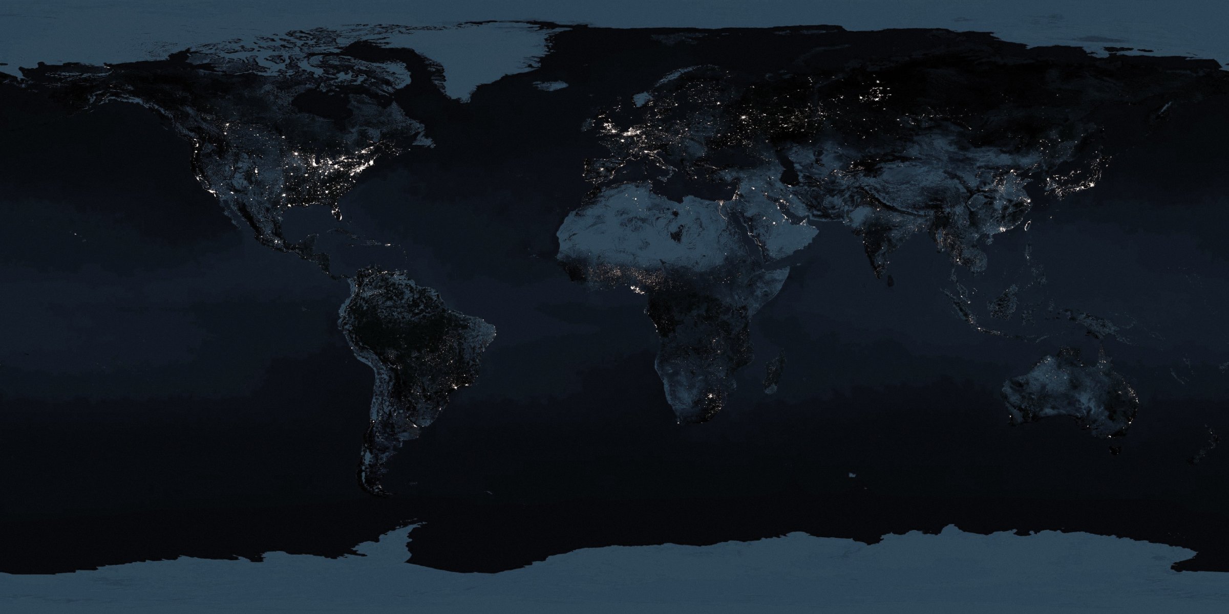 mappa notte luce