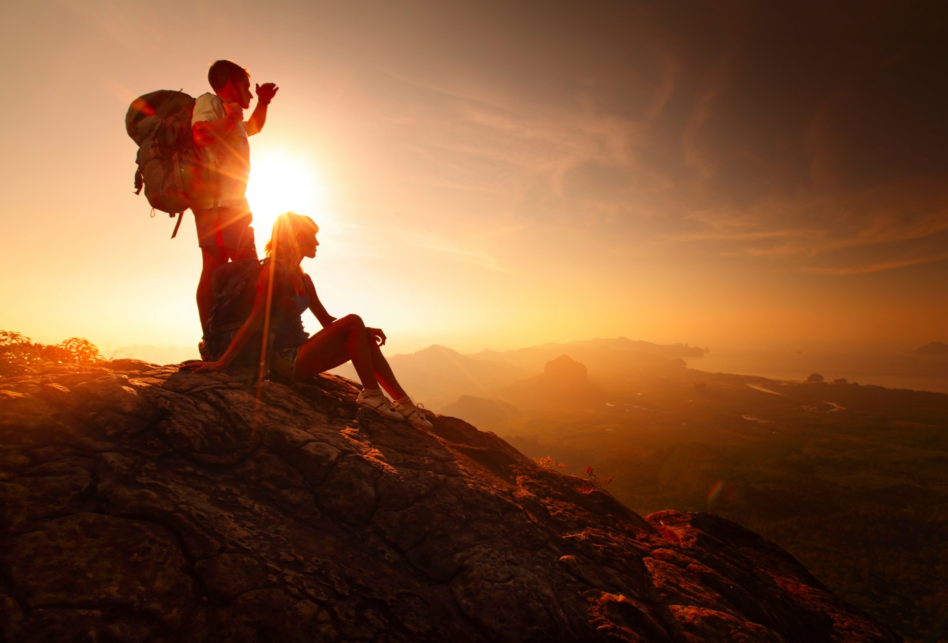 abenteuer träume sonnenuntergang berg