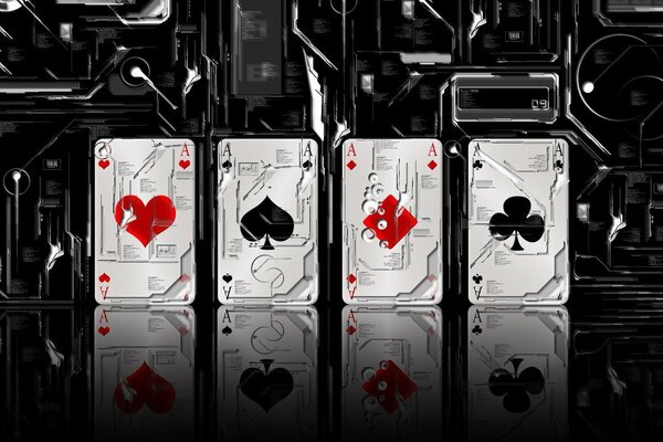 Aces of all stripes are playing cards