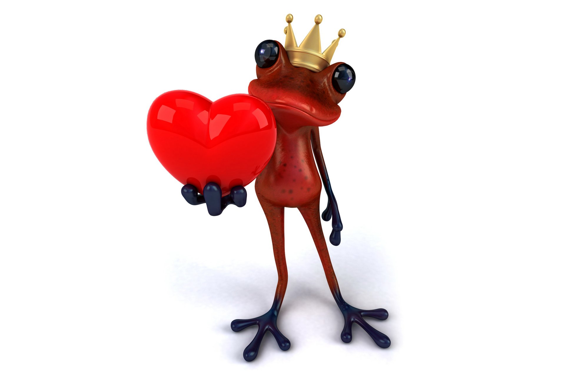 frosch 3d liebe prinz