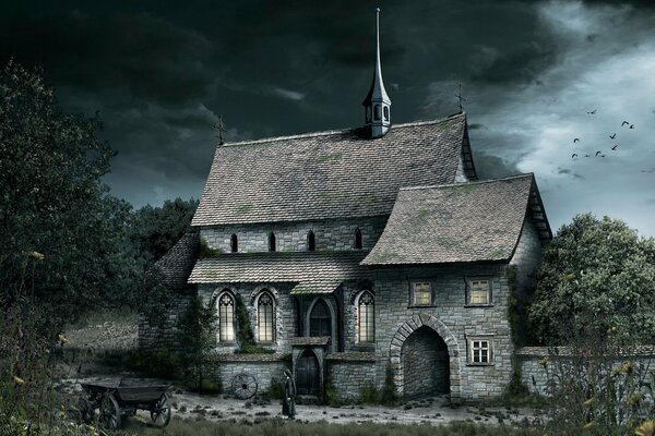Kirche im gotischen Stil