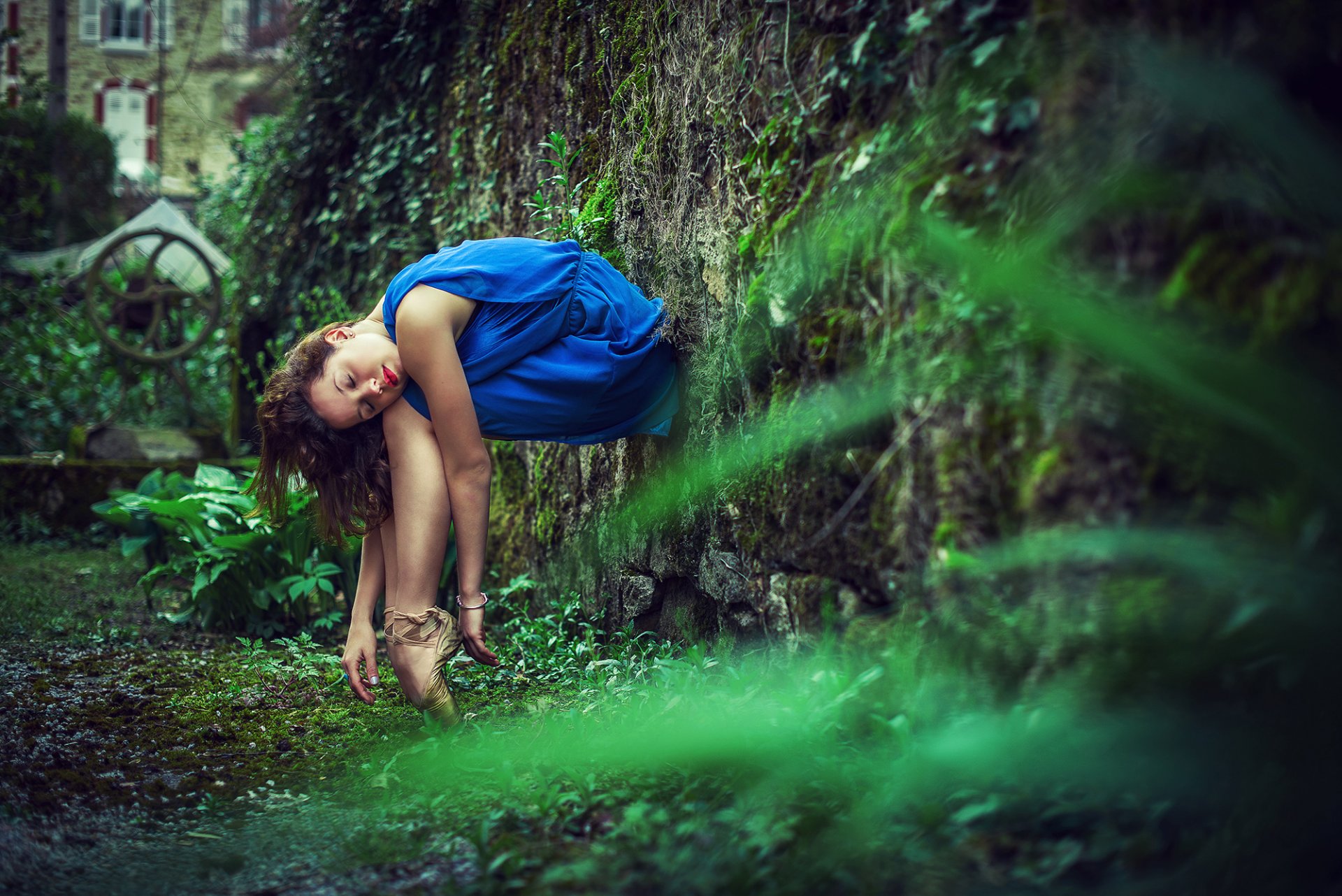 un danseur de ballet chaussures de ballet le repos le sommeil