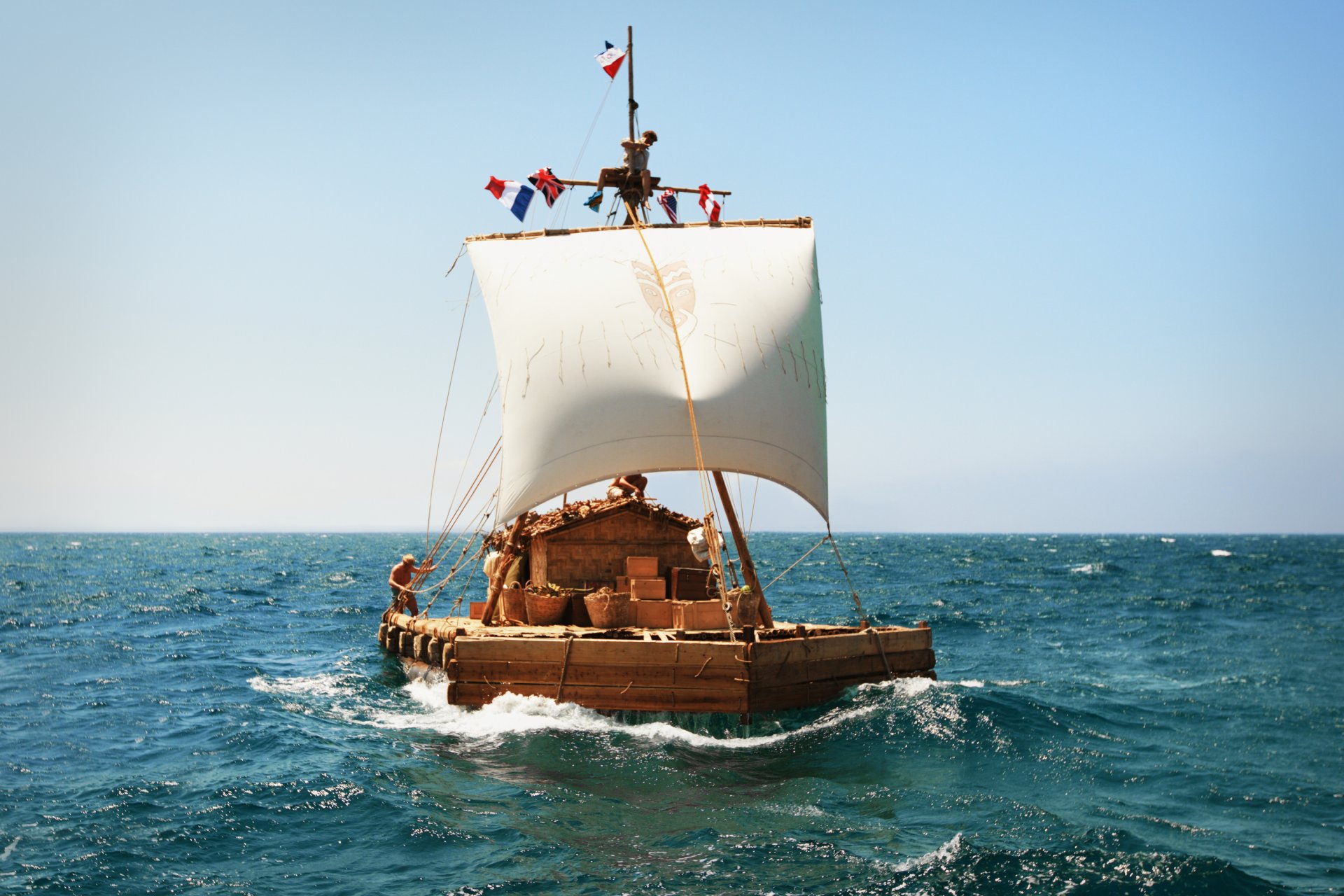 tour di heyerdahl zattera kon-tiki oceano