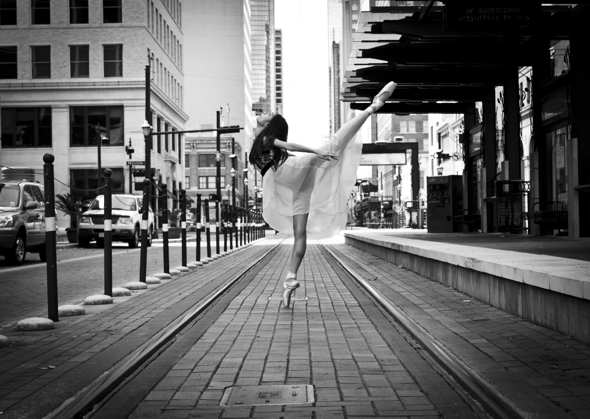 Балерина в городе