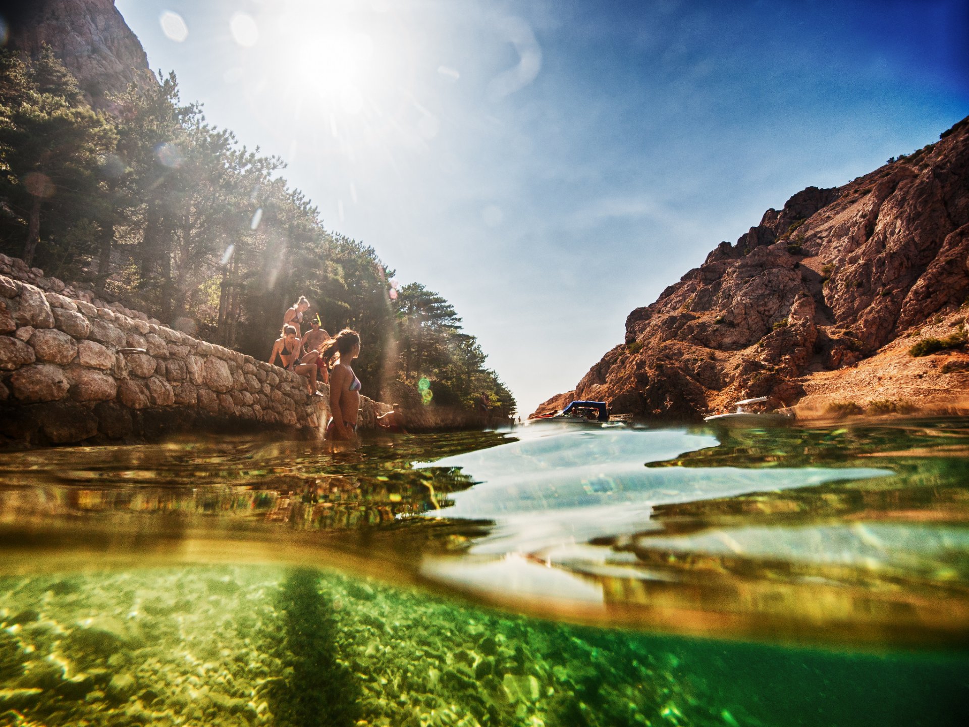 sommer sonne meer urlaub mädchen baden