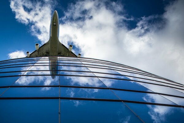 Aereo sopra la situazione casa