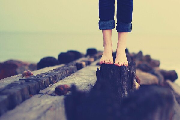 Photo of the day feet on the bridge