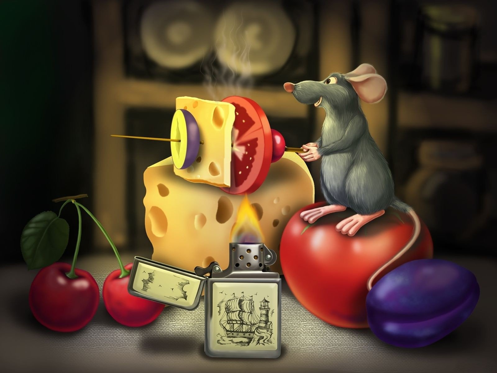 ratatouille cibo cartone animato