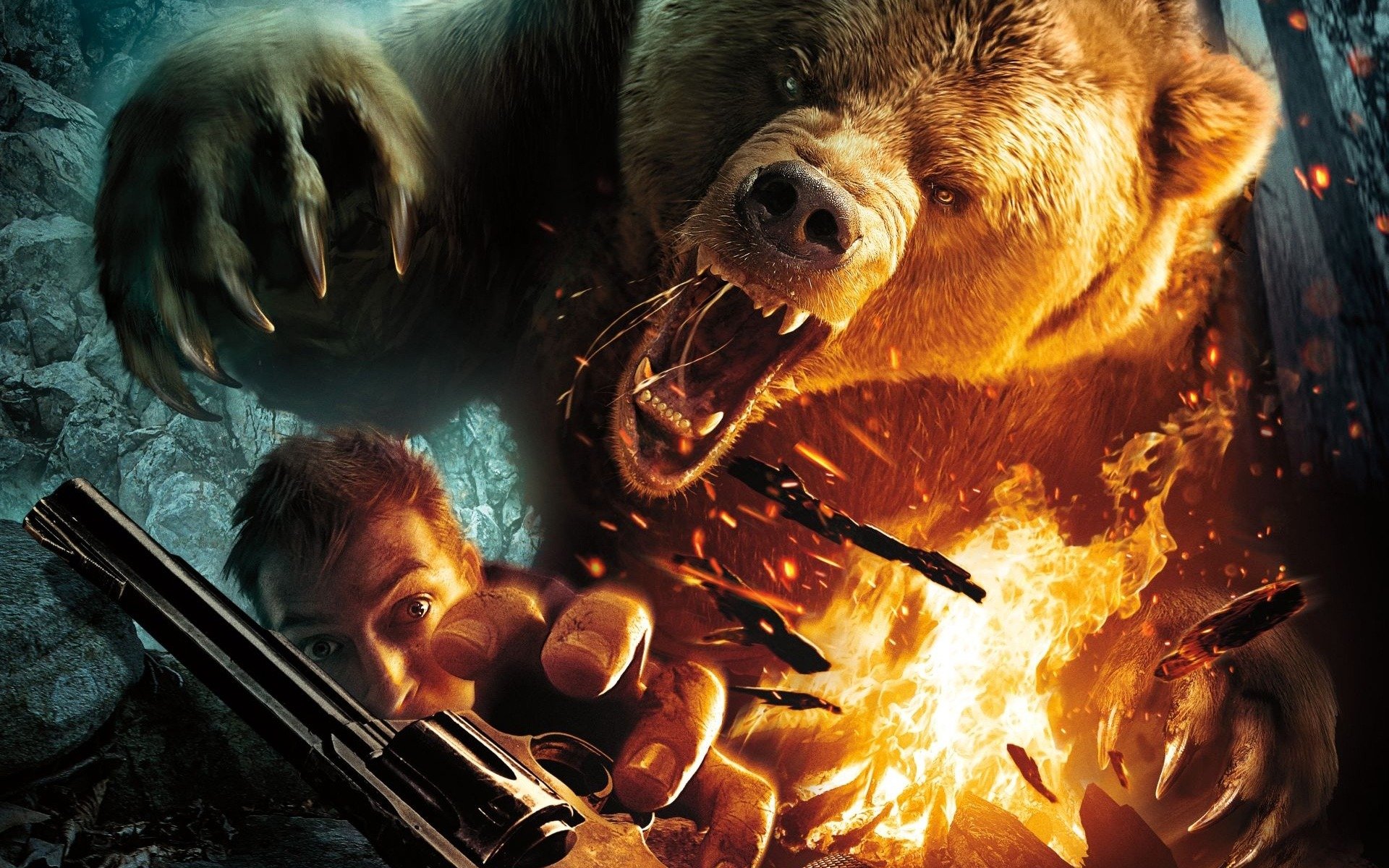 grizzly a man rick revolver fire