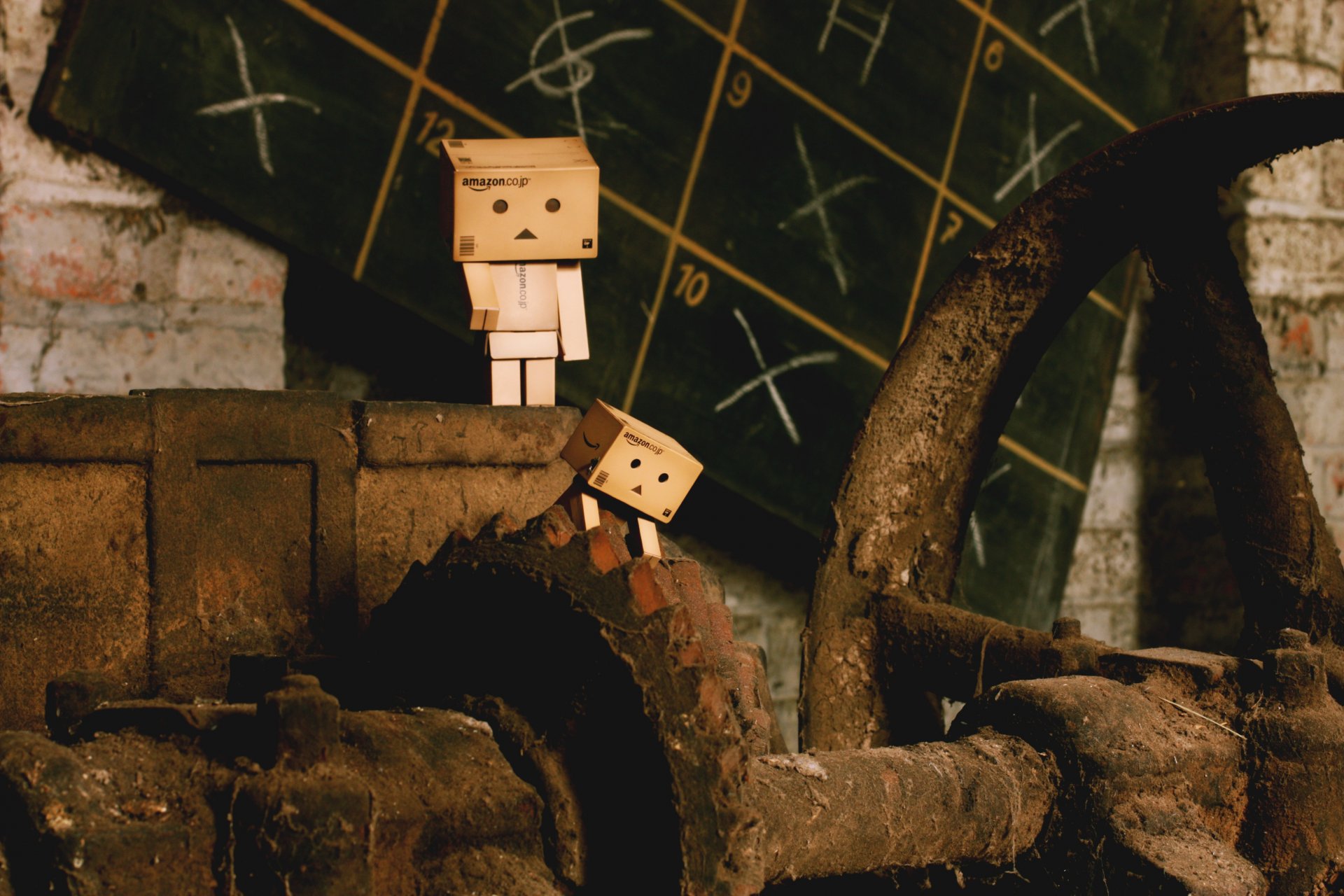 óxido polvo danbo robot