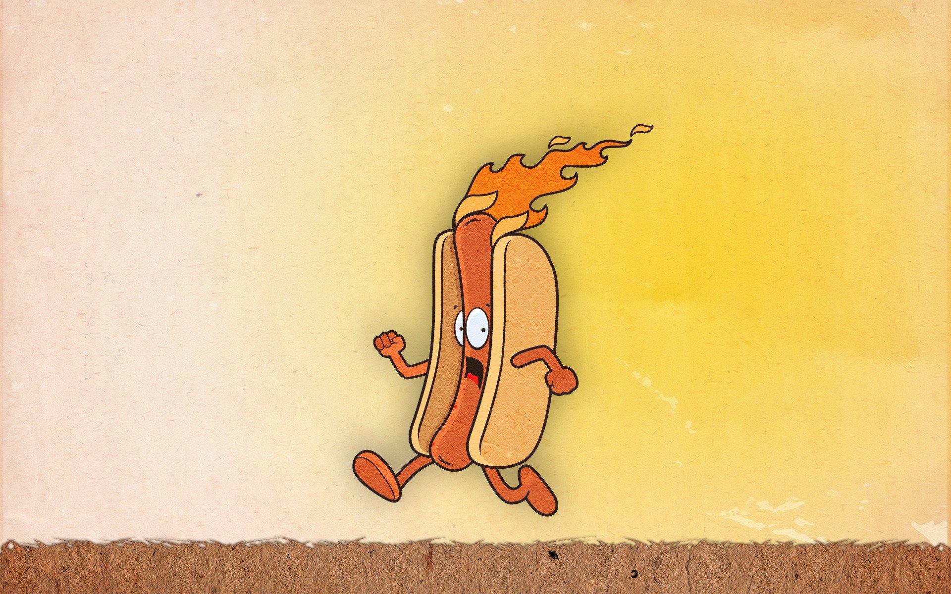 hot dog brucia corre