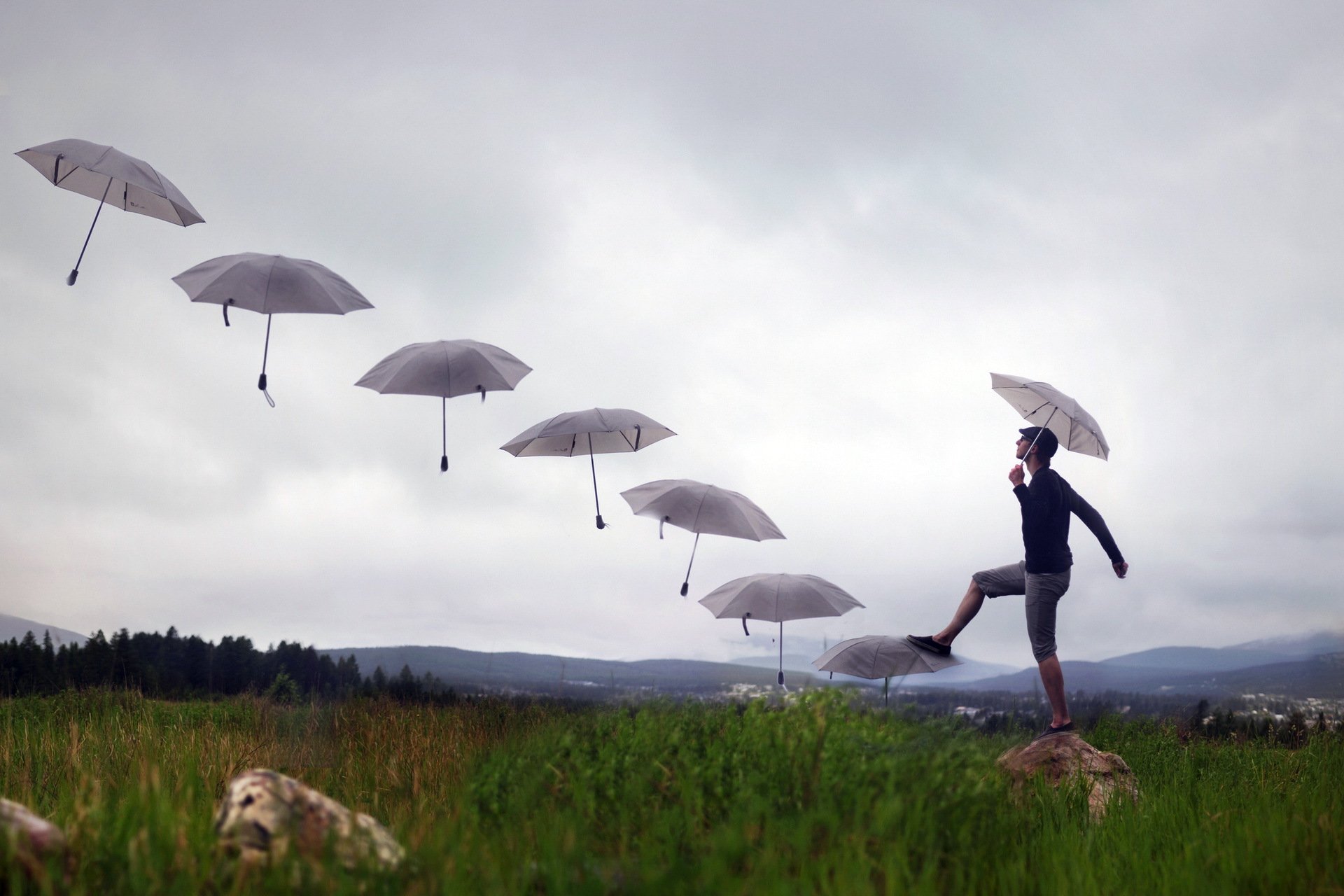 kerl regenschirme stufen