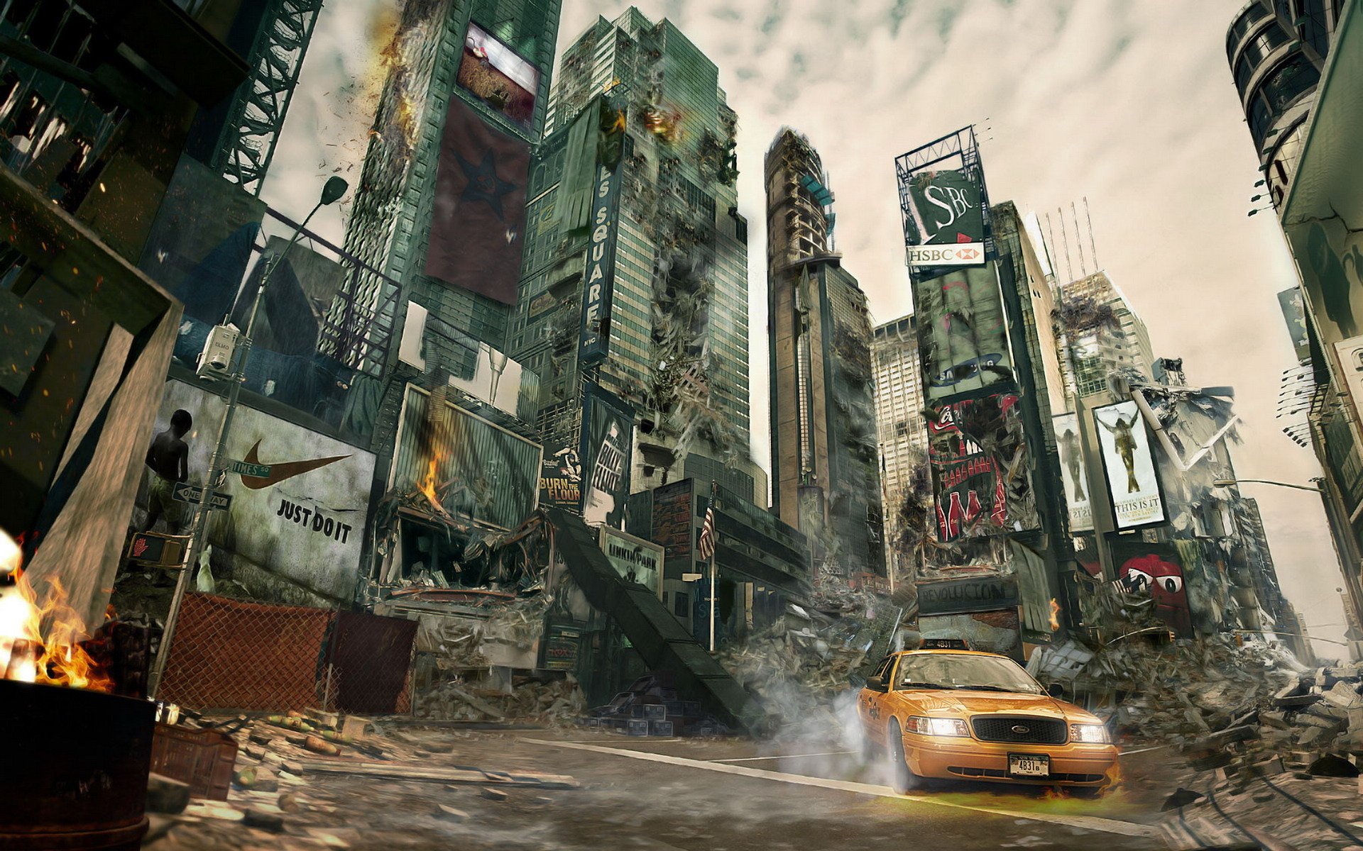 new-york les taxis la ruine l apocalypse