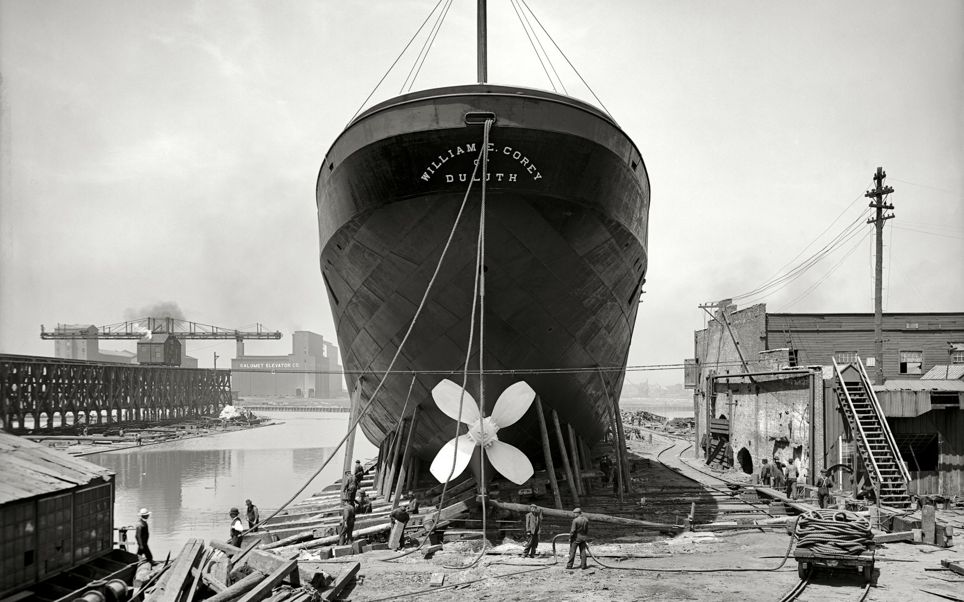 chicago il 1905 cantiere navale