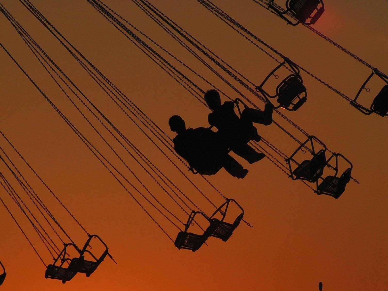 le carrousel coucher de soleil l ombre