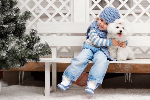 Ein Wintermärchen über die Liebe von Kindern zu Tieren