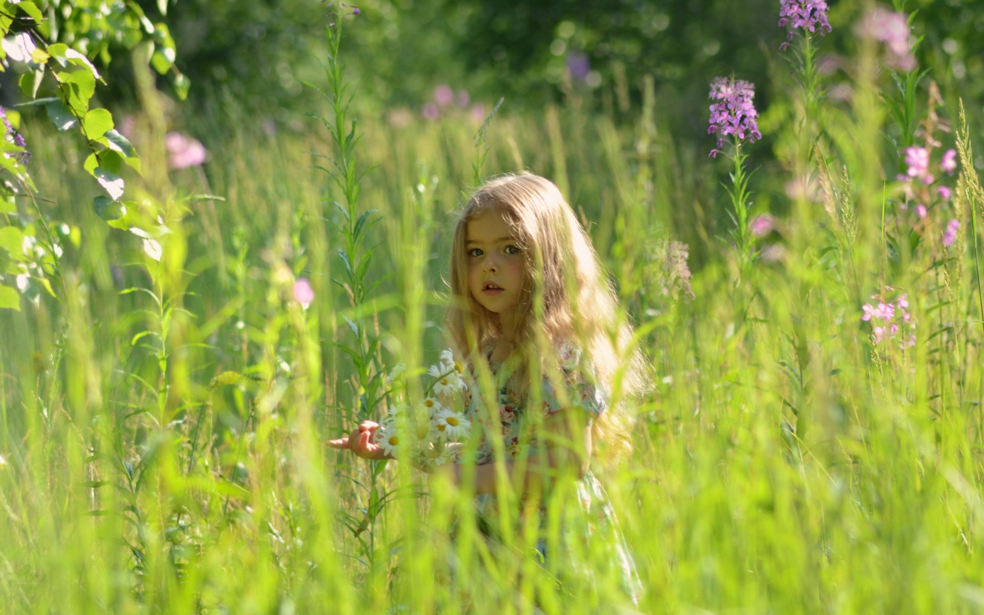 girl the field summer