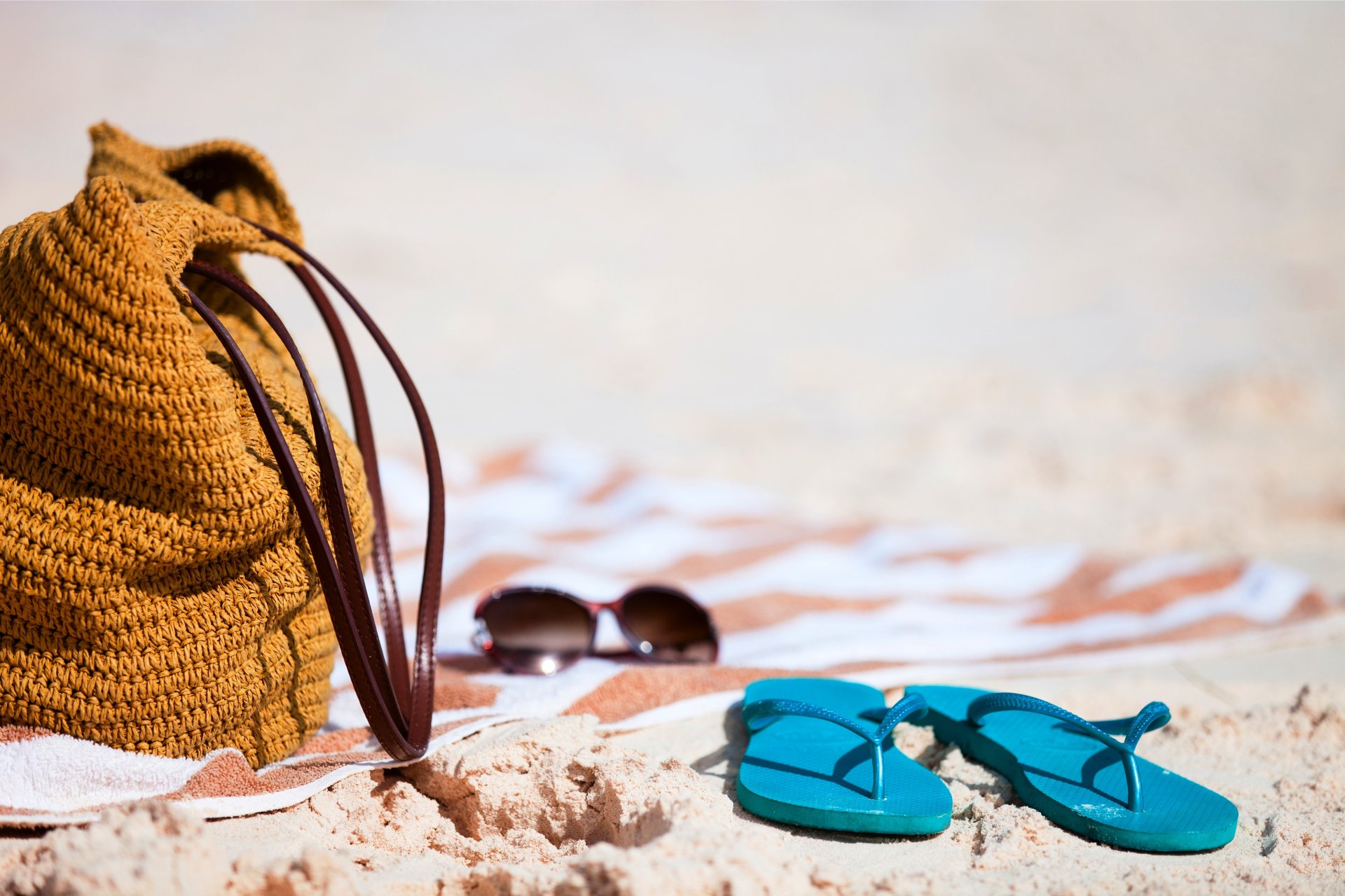 verano vacaciones playa accesorios verano arena sol bolsa gafas pizarras