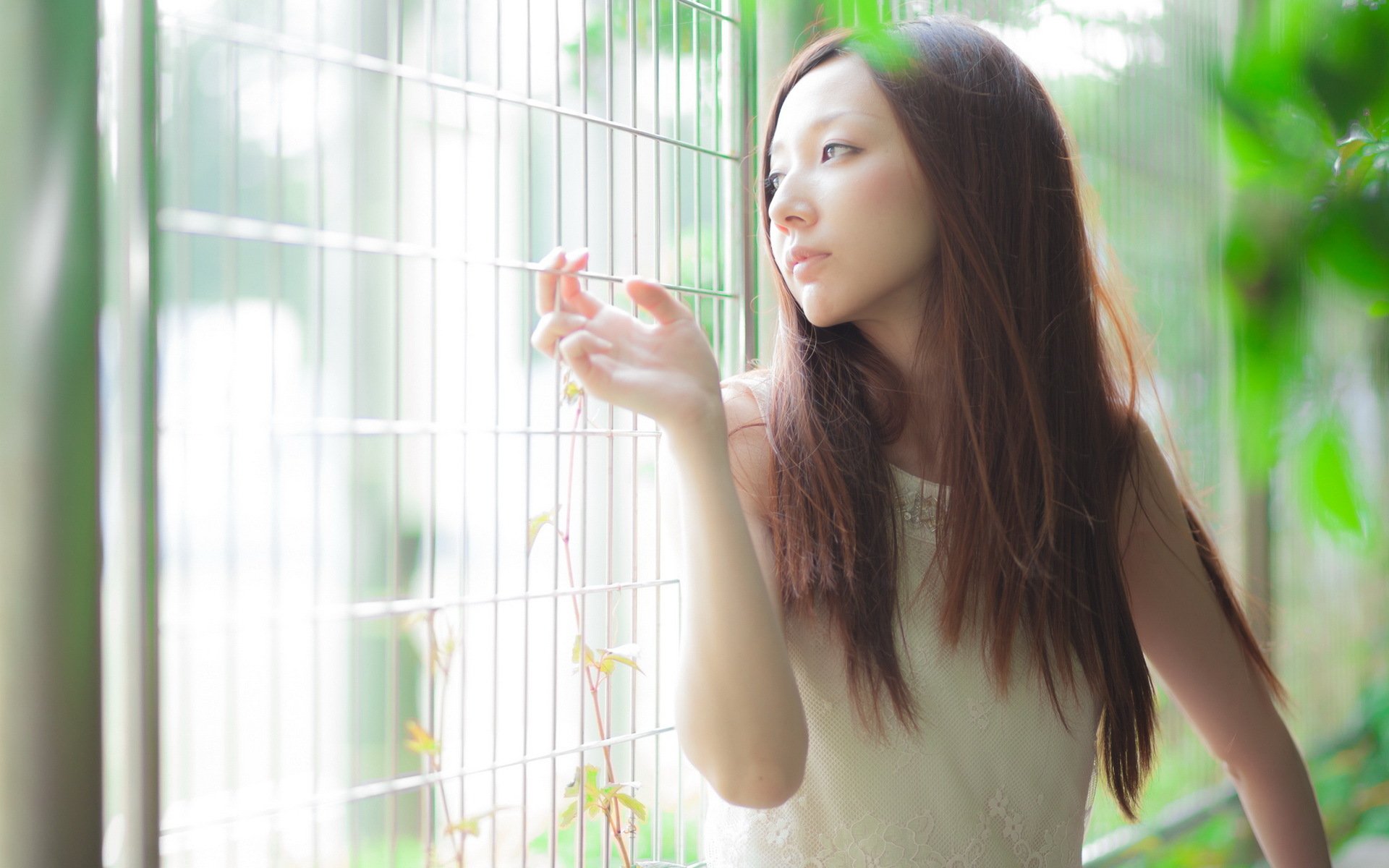 fille asiatique lumière humeur
