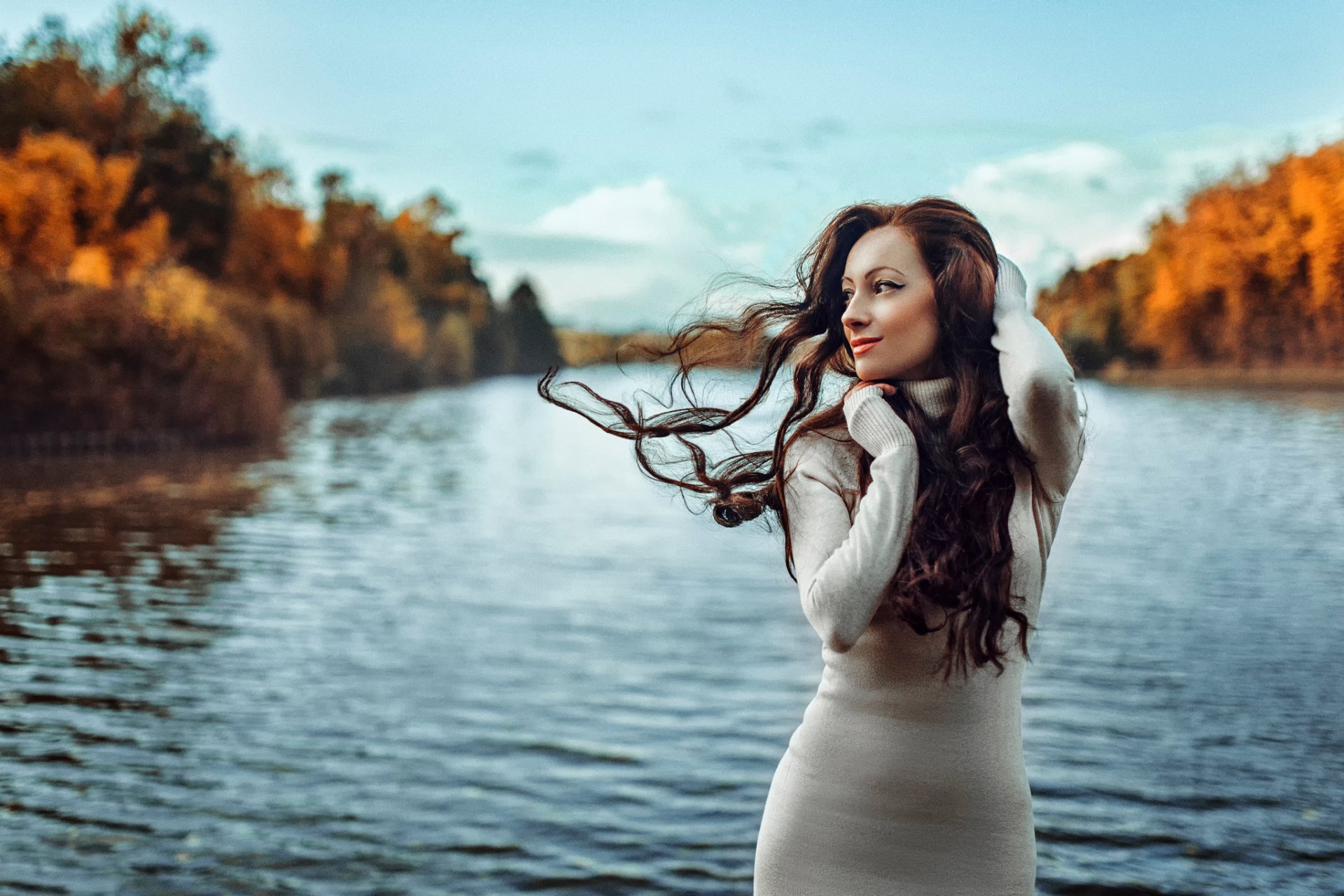 otoño retrato viento cabello rusia georgy chernyadiev