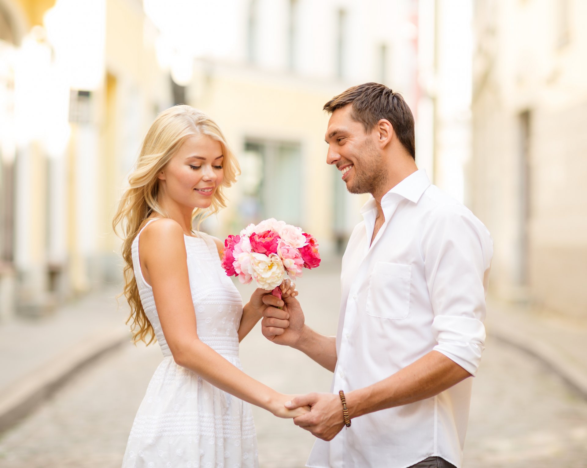 bouquet persone relazioni coppia fiori
