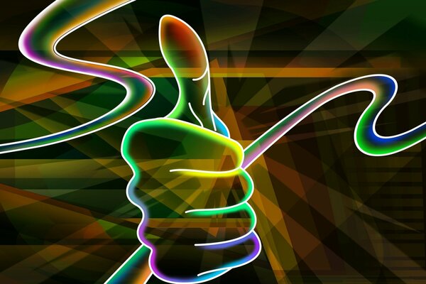 La abstracción creativa de la suerte y la suerte
