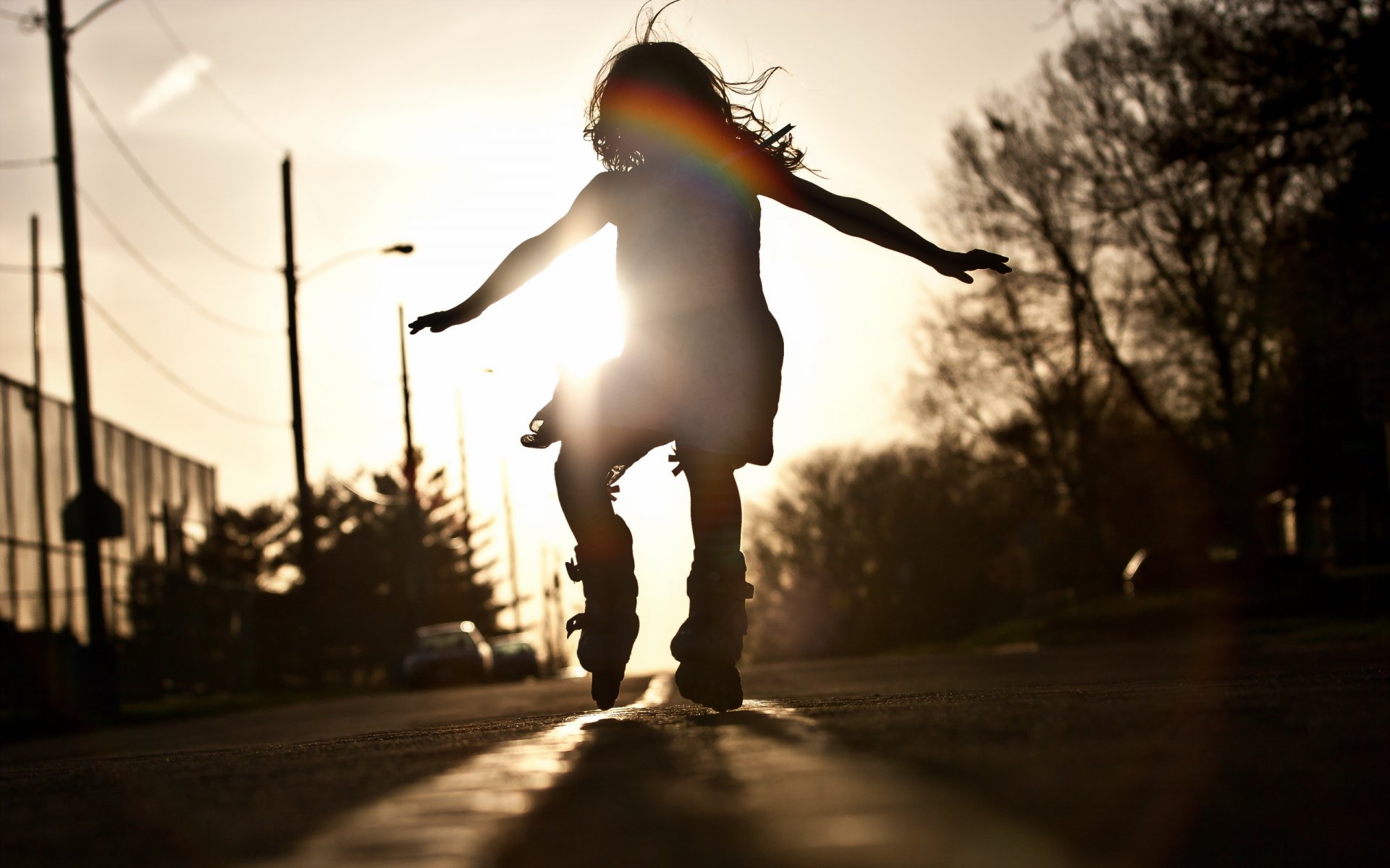 fille route danse humeur