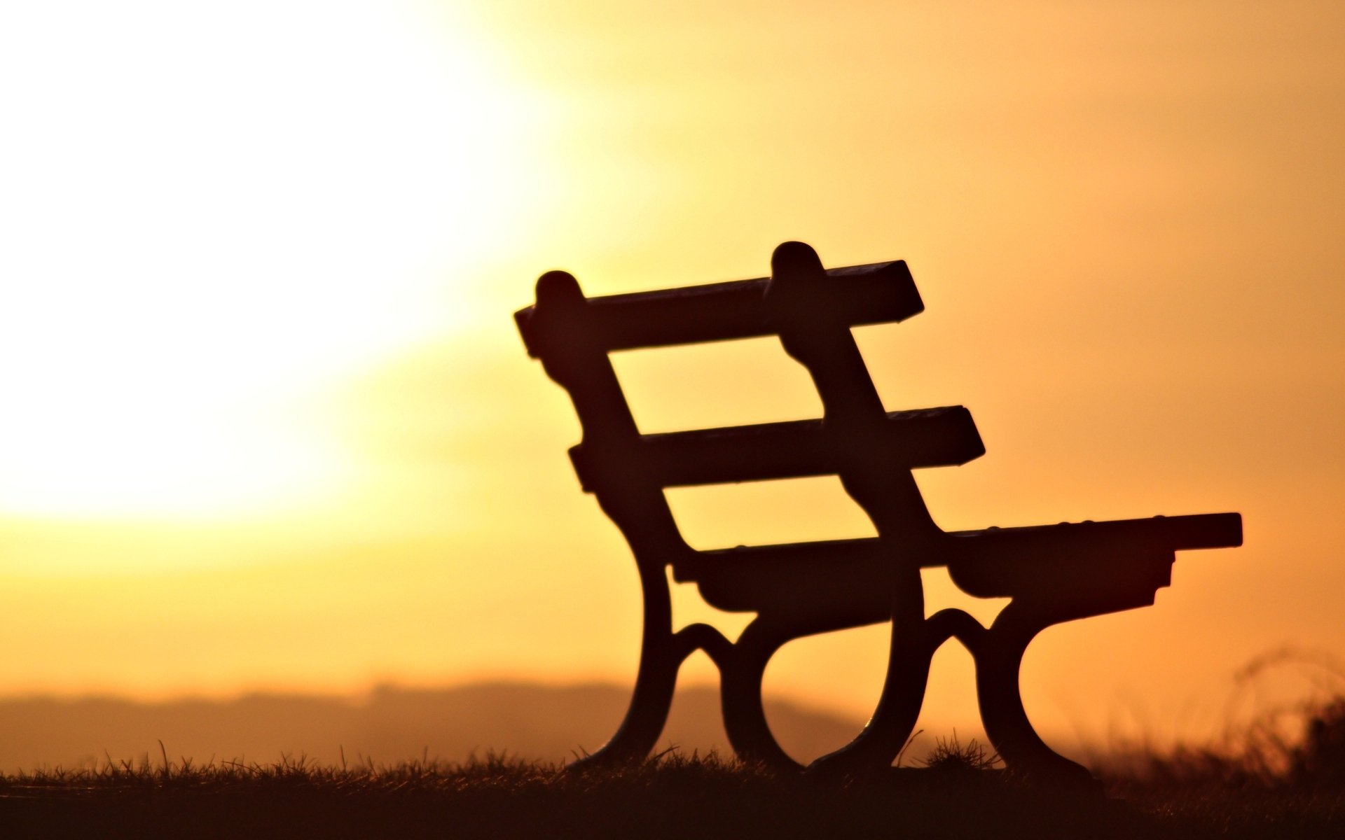 mood bench bench bench bench silhouette sunset poster background wallpaper widescreen fullscreen widescreen widescreen