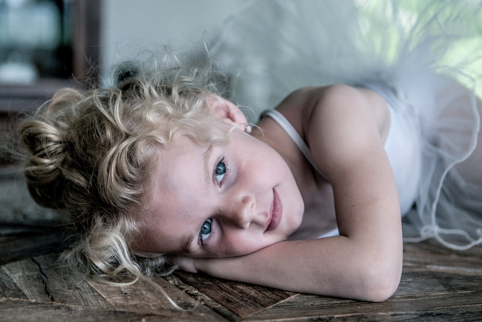 girl ballerina sports portrait