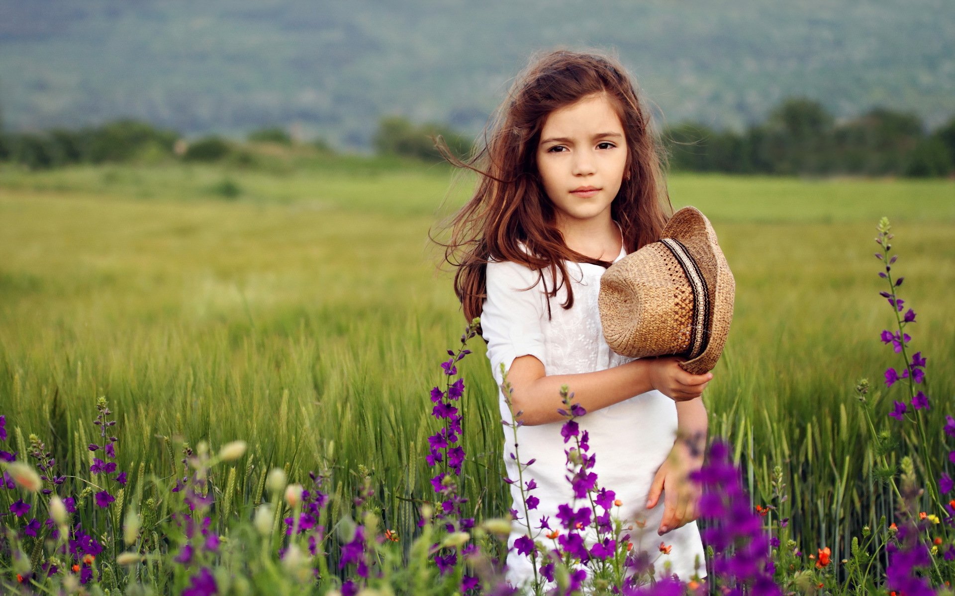 girl flower mood