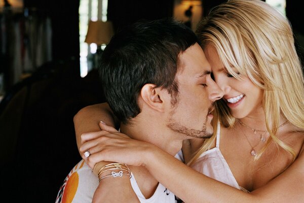 Foto romántica de la cantante Britney Spears