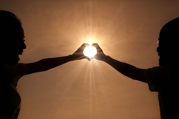 When the sun warms the world and connects hearts