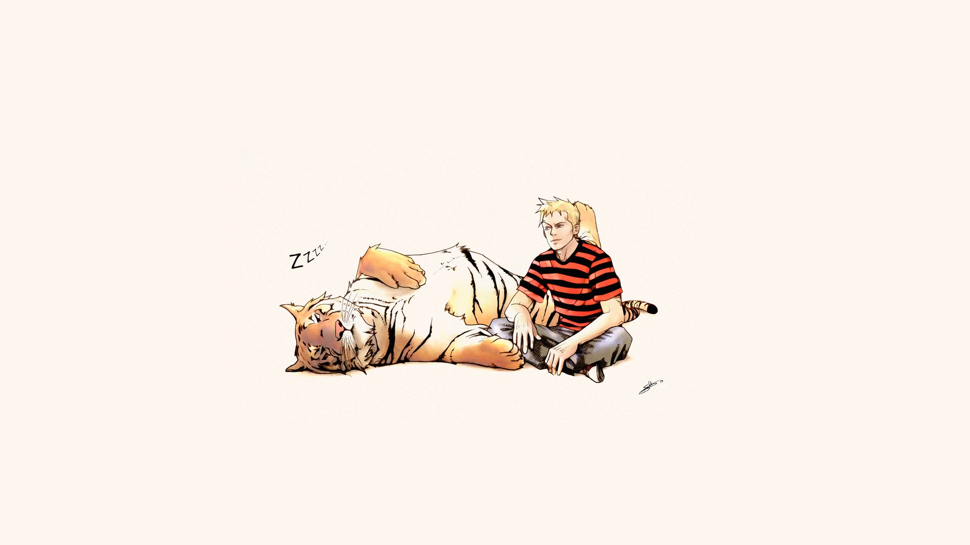 calvin e hobbes arte alternativa disegno fidanzato tigre amicizia