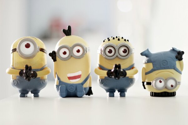 Minions with different moods