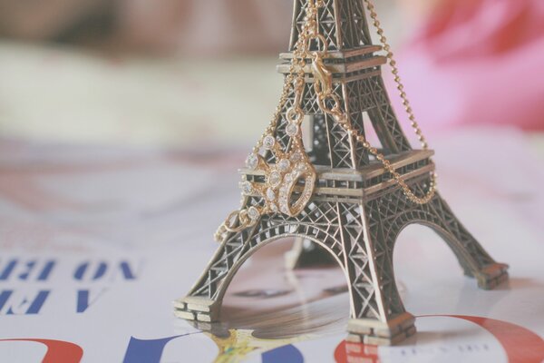 The Eiffel Tower is also suitable for rings