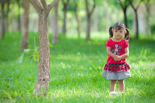 Cuento de verano y niña