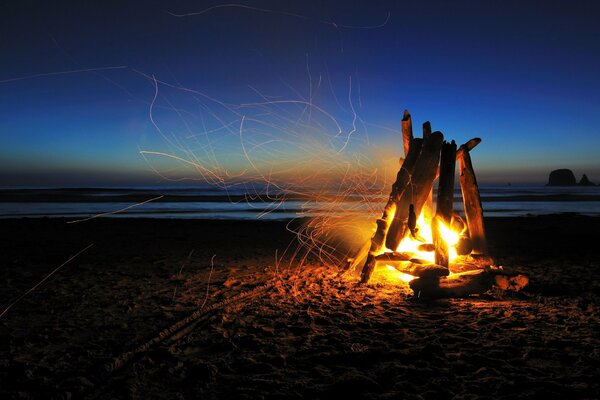 Romance by the river by the campfire is a poet s dream