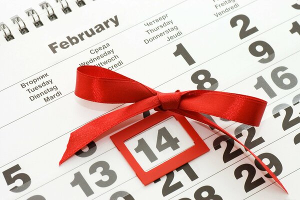Día romántico 14 de febrero
