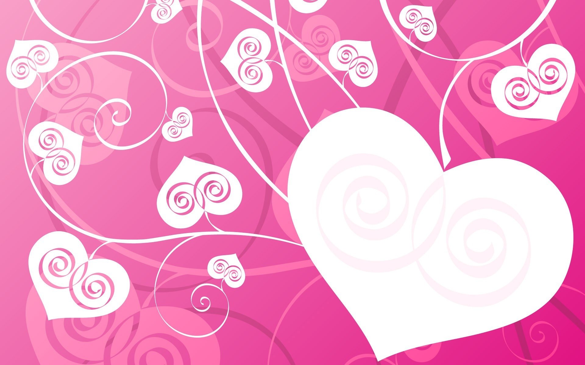 heart pink background