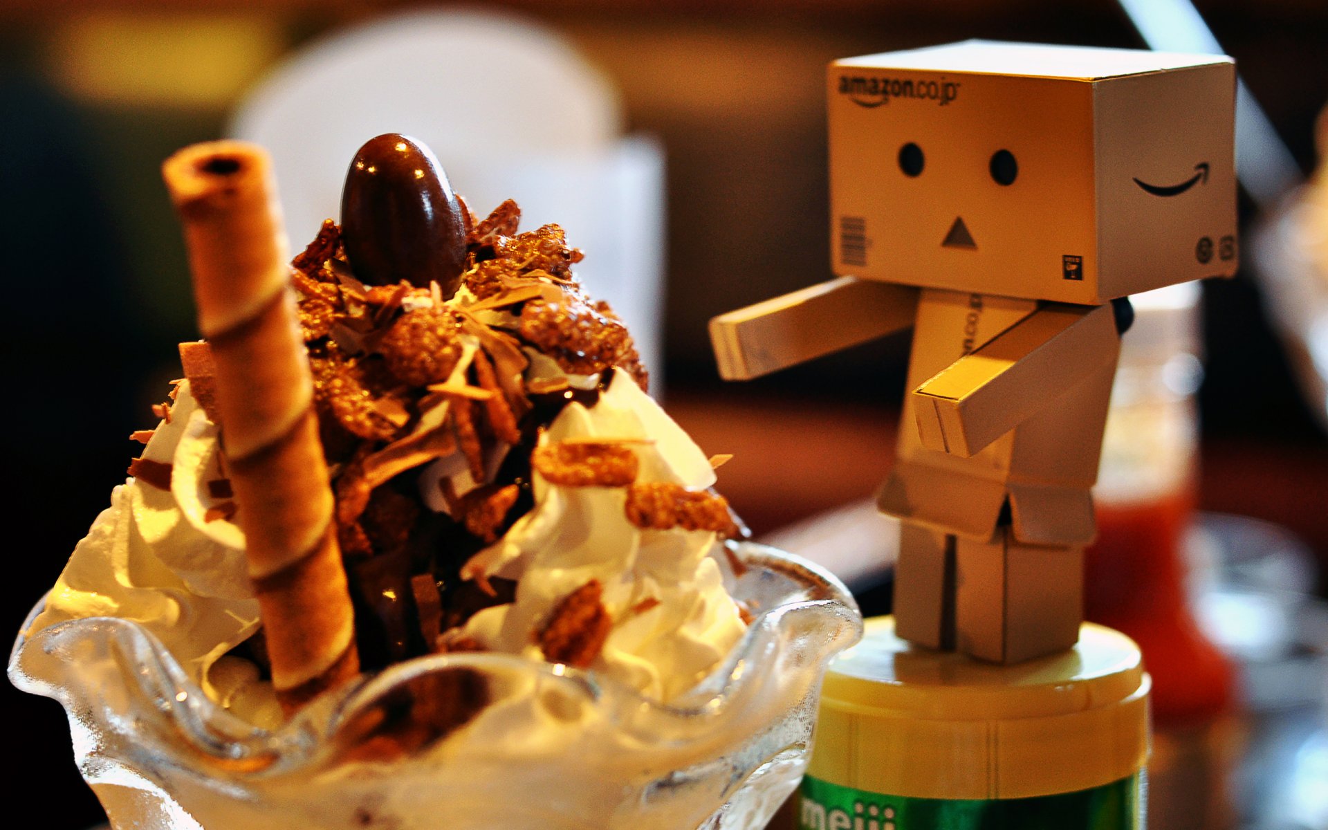 danbo amazon box dessert sweet food cardboard toy cream chocolate food packaging cream 1000000