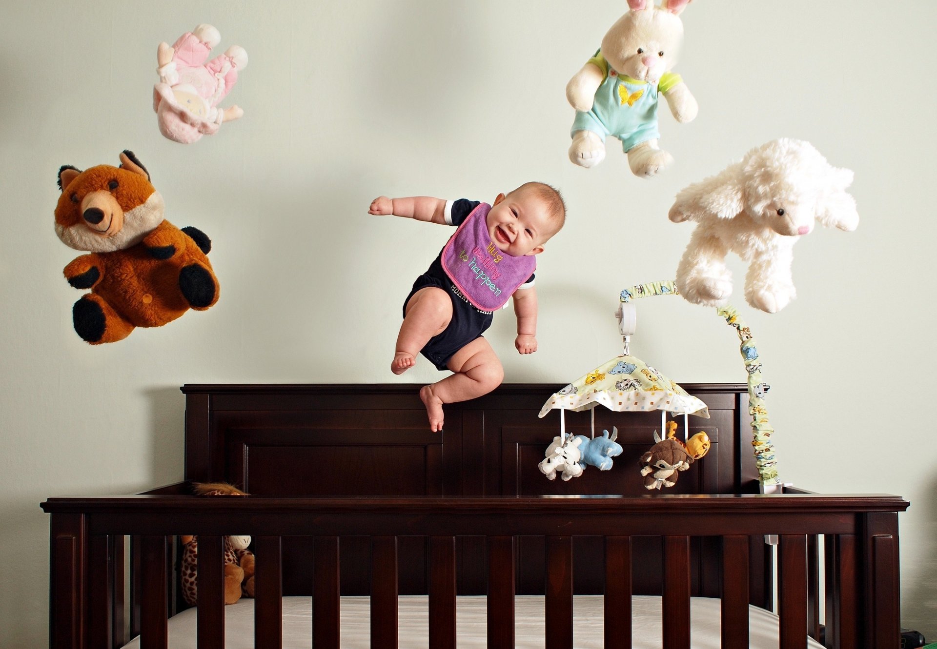 humeur joie amusement vol enfant en bas âge enfant en bas âge jouets