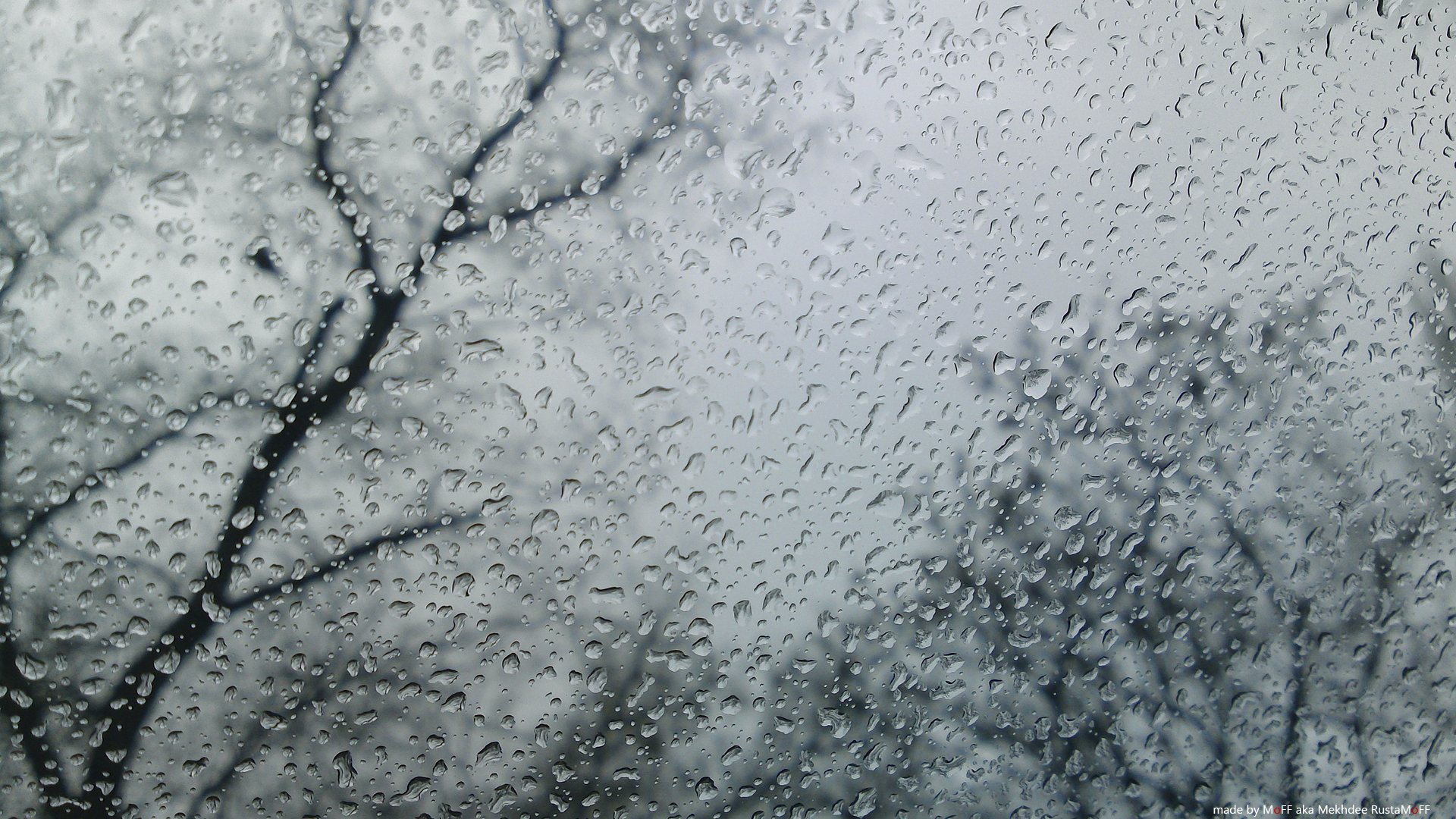 pioggia gocce vetro