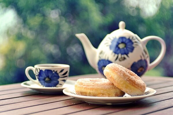 Positives Bild von Kuchen zum Nachtisch