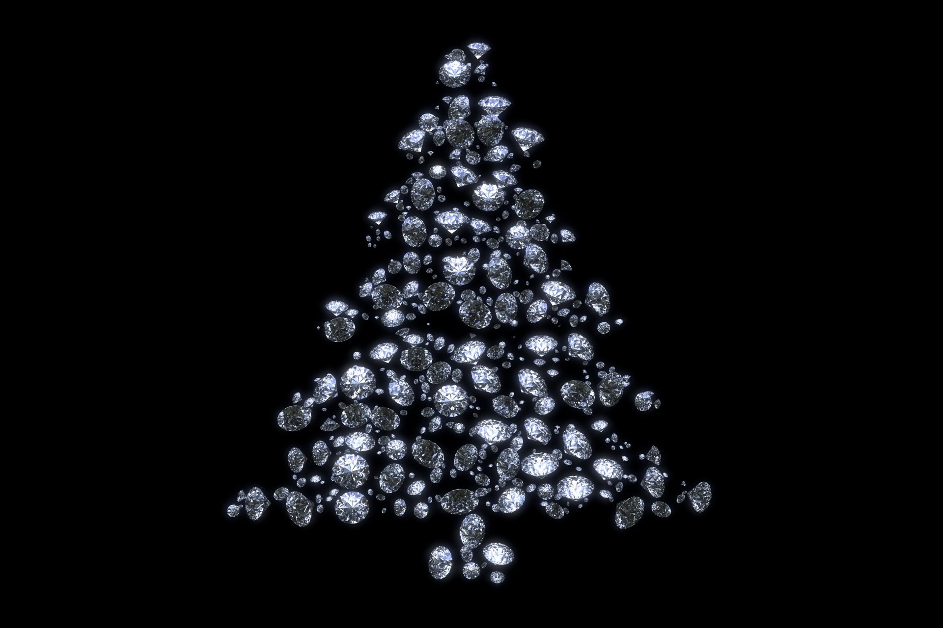 diamant brillamment jem arbre de noël arbre de noël pierres diamants