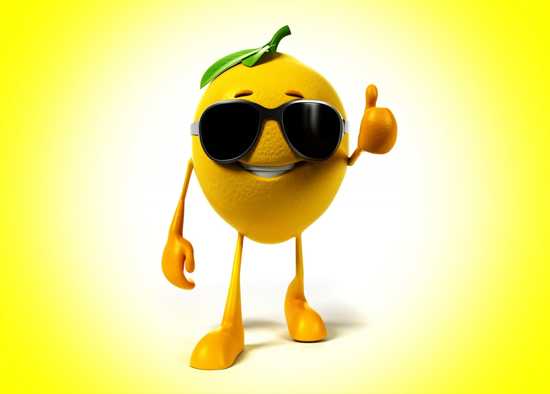 background lemon smile glasses classroom 3d