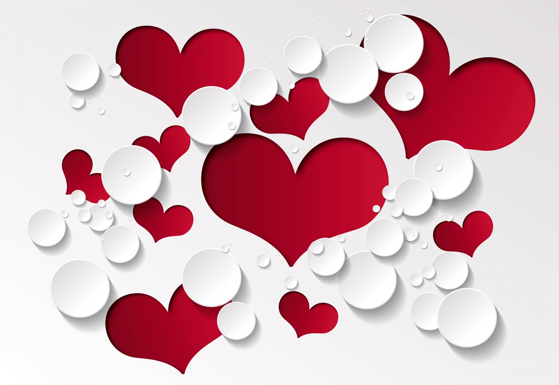 hearts design romantic valentines heart red love background