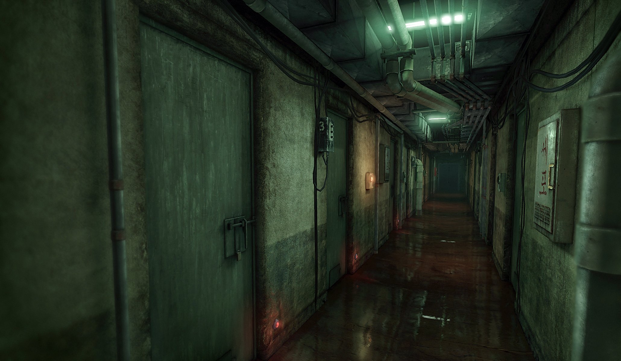 oldboy corridor xell oldboy 2003 scene from the film rendering udk unreal engine corridor prison