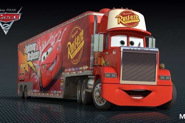 Tractor Mac from the cartoon Cars 